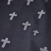 Raining Crosses Sweatshirt Close Up Black